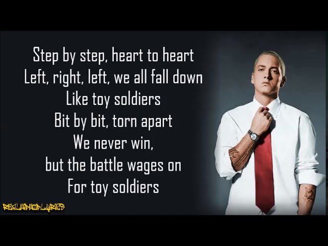 Eminem - Like Toy Soldiers (Lyrics) class=