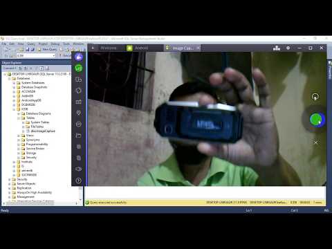 How to send Image and text from android application to SQL server using web API