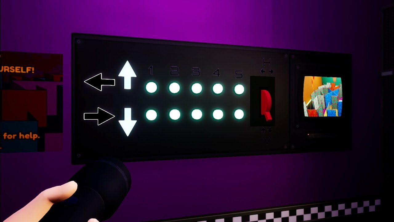 how to solve a mazercise code FNAF security breach YouTube