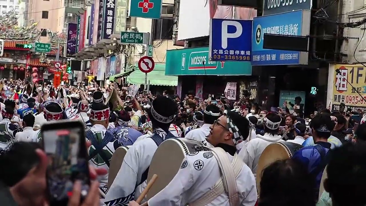 高円寺連協会阿波舞, 景福宮, 桃園市. December 14, 2025. (OM System OM-1 Video)