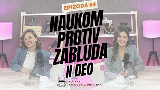 Naukom protiv zabluda u ishrani (2. deo)  /// Na Kafi sa Nutricionistima EP04