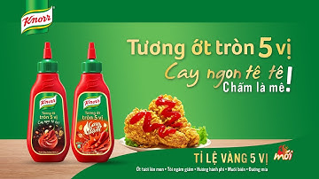 Tương Ớt Knorr Tròn 5 Vị Mới | Cay ngon tê tê - Chấm là mê! | N - 30s