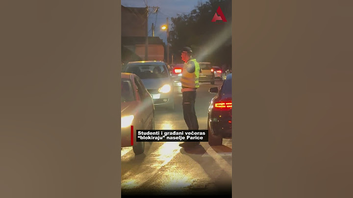 Studenti i građani večeras “blokiraju” naselje Parice