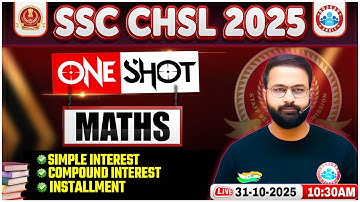 SSC CHSL Maths Classes 2025 | SSC CHSL Maths One Shot | Maths By Deepak Bhati Sir