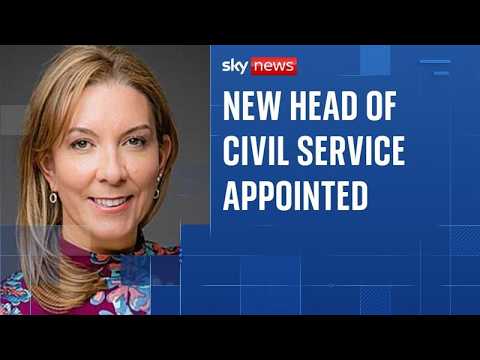 Dame Antonia Romeo appointed as UK's top civil servant - YouTube