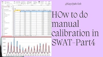 SWAT Manual Calibration Part 4