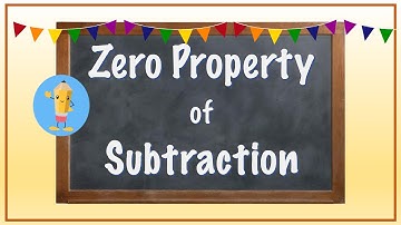 Learn about the zero property of subtraction.