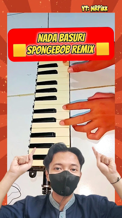 Nada Basuri Remix Spongebob Pakai Pianika Unik 🥵 #basuri #telolet #busmania