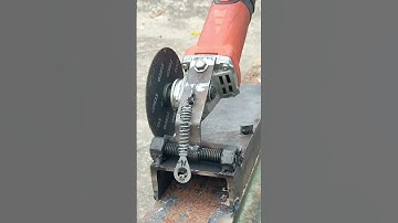 homemade metal cutter using grinder #homemadetools #metalcutter #tools