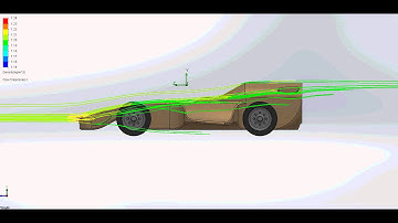 Blue Falcon (F1 in Schools) : Flow Simulation