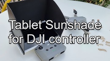 Folding Sunshade Hood for #GalaxyTabA7 with DJI #MavicAir2S Drone