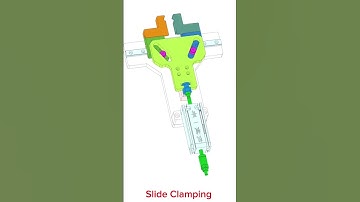 Slide Clamping #cad #design #machine