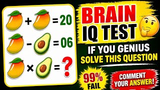 Brain IQ test ll Only Genius can solved this question ❓ only for genius 🤔 solve the problem