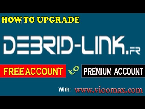 How to Upgrade Debrid-link.fr Free Account to Premium Account - English