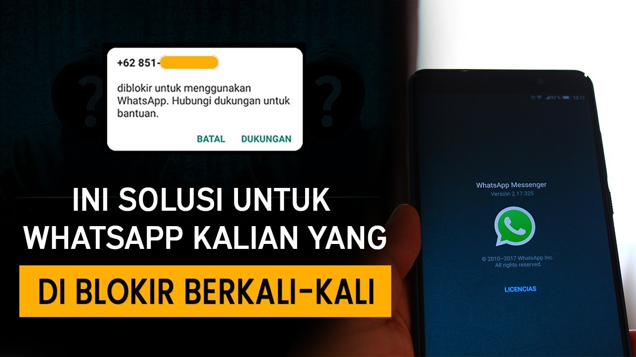 Wa diblokir berkali-kali tanpa ada pemberitahuan || gampang