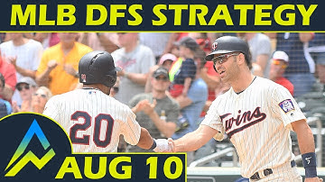 Awesemo.com MLB DFS Strategy | Friday 8/10 | FanDuel & DraftKings