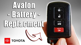 Toyota Key Fob Battery Replacement - How To