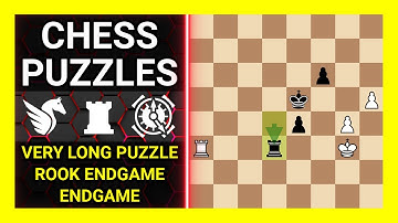 Chess Puzzles to Practice. Themes: Very long puzzle, Rook endgame, Endgame. Learn Chess