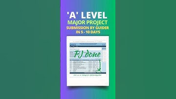 A Level Project Submission by Guider ₹1500  | A Level Project NIELIT Work #alevelproject #trending