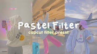 (eng/indo sub) pastel filter tutorial // CAPCUT FILTER PRESET screenshot 5