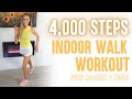 Walking Workout 4000 Step Walk at Home Workout | 25 Minute Low Impact Workout | No Jumping Workout