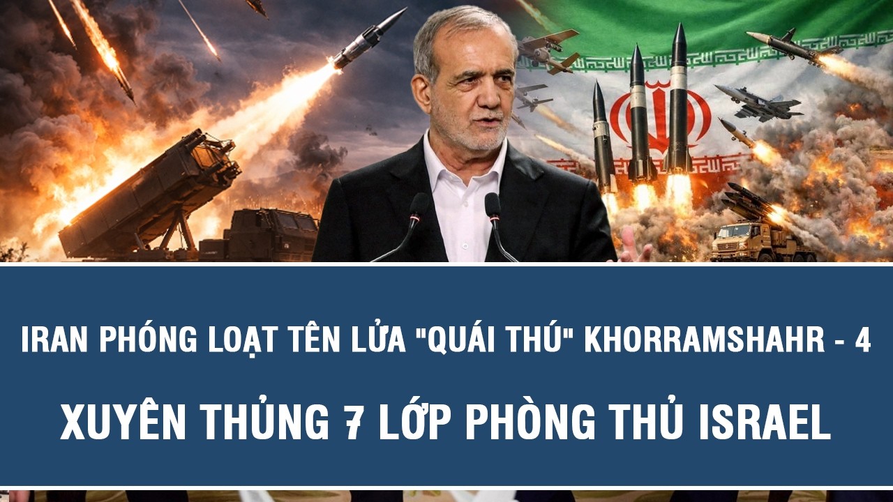 Iran phóng loạt tên lửa 
