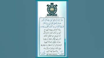 تلاوة في دقيقة (ولو ترى إذ وقفوا على ربهم) تلاوة للشيخ د.محمد أيوب رحمه الله