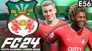 BUILDING A GENERATIONAL MIDFIELD! | FC 24 YOUTH ACADEMY CAREER MODE EP56 | WREXHAM