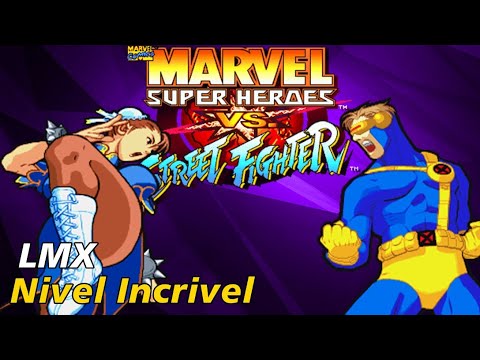 Nivel Insano! -  Marvel Super Heroes vs Street Fighter.