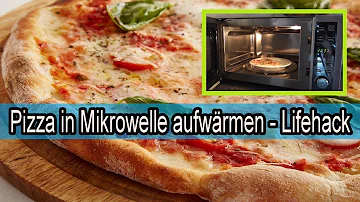 Wie wird die Pizza in der Mikrowelle knusprig?