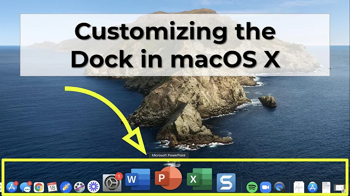 Customizing the Dock in macOS X