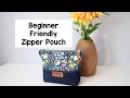 Zipper Pouch by Kandou Crafts Patterns Sewing Tutorial- Your new favorite little zipper bag!
