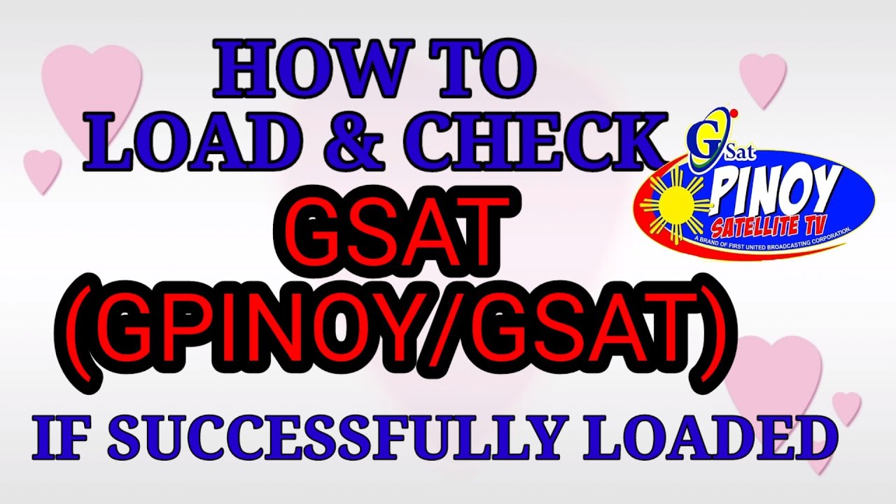 How To Load GSAT Check PNOY GSAT If Successfully Loaded gsat YouTube how-to-load-globe-retailer-sim-using-gcash-online-youtube