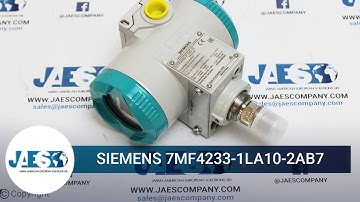 SIEMENS 7MF4233-1LA10-2AB7 - PRESSURE TRANSMITTER