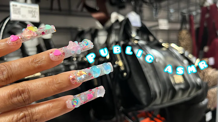 PUBLIC ASMR IN WALMART  | Purse 👛 Tapping, Camera Scratching, Clicky Whispers & More!