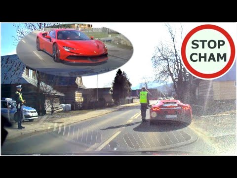 Instant karma - Ferrari i problemy z kontrolą drogową #1433 Wasze Filmy