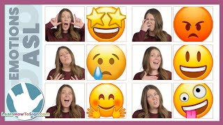 😃 Emotions 🤯 Feelings 🤪 in ASL 🤟