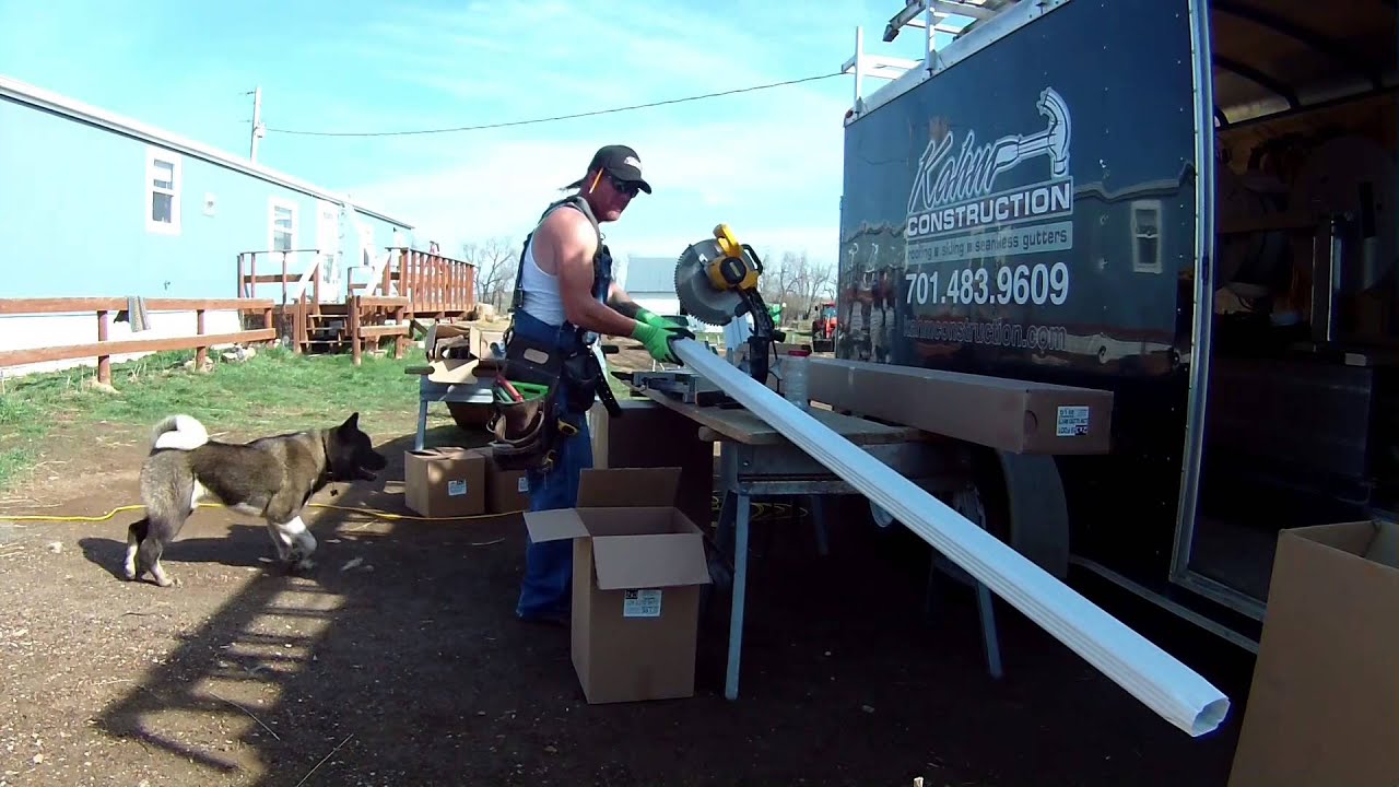 Kahm Construction Dickinson ND SeamlessGutter Division YouTube