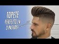 COMO FAZER TOPETE MASCULINO em 3 Passos