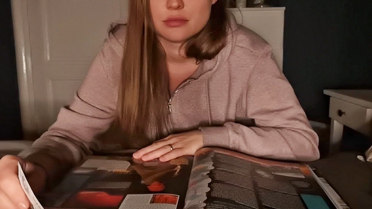ASMR, 25 min! | Visible, multiple finger licking, page turning
