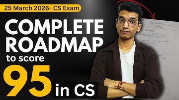 Computer Science Class 12 Roadmap (CBSE 2026) | How to Study CS for 95+ Marks