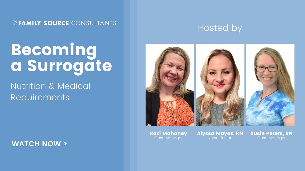 Becoming a Surrogate: Nutrition & Medical Requirements