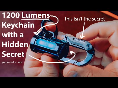 Brightest Keychain Flashlight with a Hidden Secret