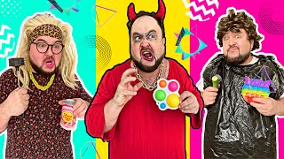 картинка: ПОПИТ СИМПЛ ДИМПЛ И ДРУГОЕ В СБОРНИКЕ - БОРОДАТАЯ СЕМЕЙКА #shorts