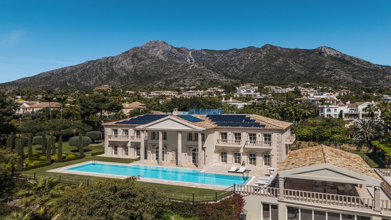 Neoclassical Estate in Sierra Blanca with Panoramic Sea Views | €16.000.000 | Marbella Hills Homes