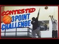 CONTESTED THREE POINT CHALLENGE! - YouTuber IRL Basketball Challenge