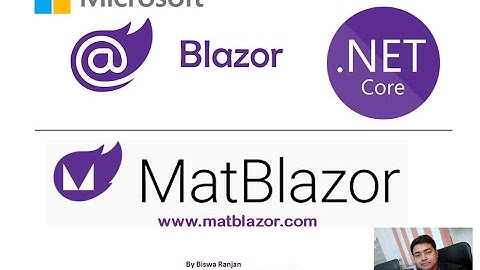 MatBlazor-A Material Design components for Blazor Application