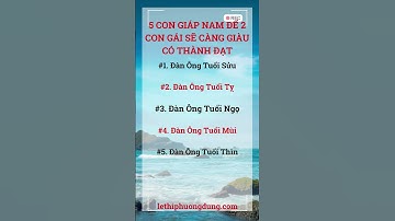 5 com giáp nam đẻ 2 con gái sẽ càng giàu có thành đạt #emmiavamedung