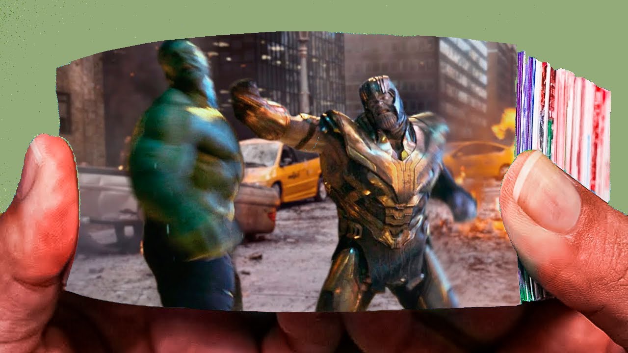 If Thanos attacked the Avengers in 2012 | Flipbook - YouTube