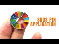 Wholesale SDGS Promotional Gift  lapel pin, tie bar, cufflink and more